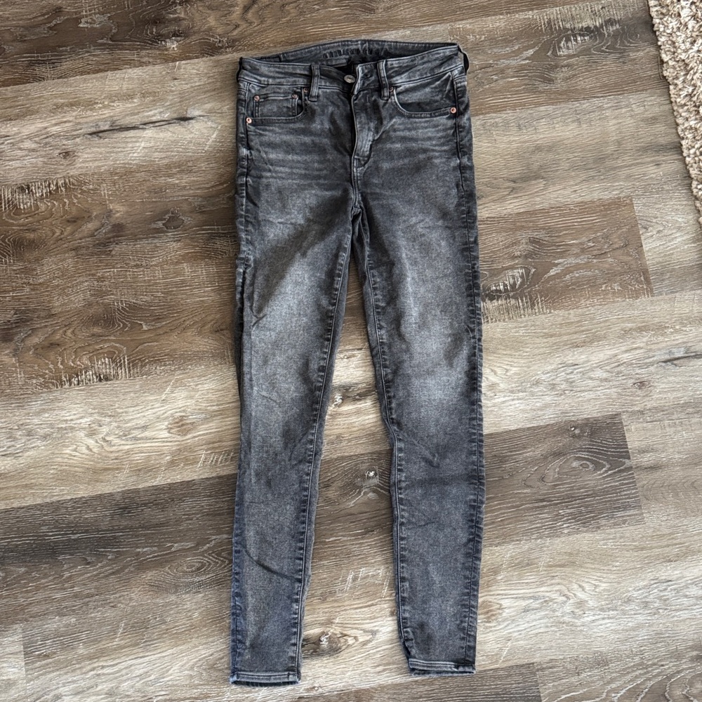 American Eagle Outfitters Charcoal Skinny Jeans